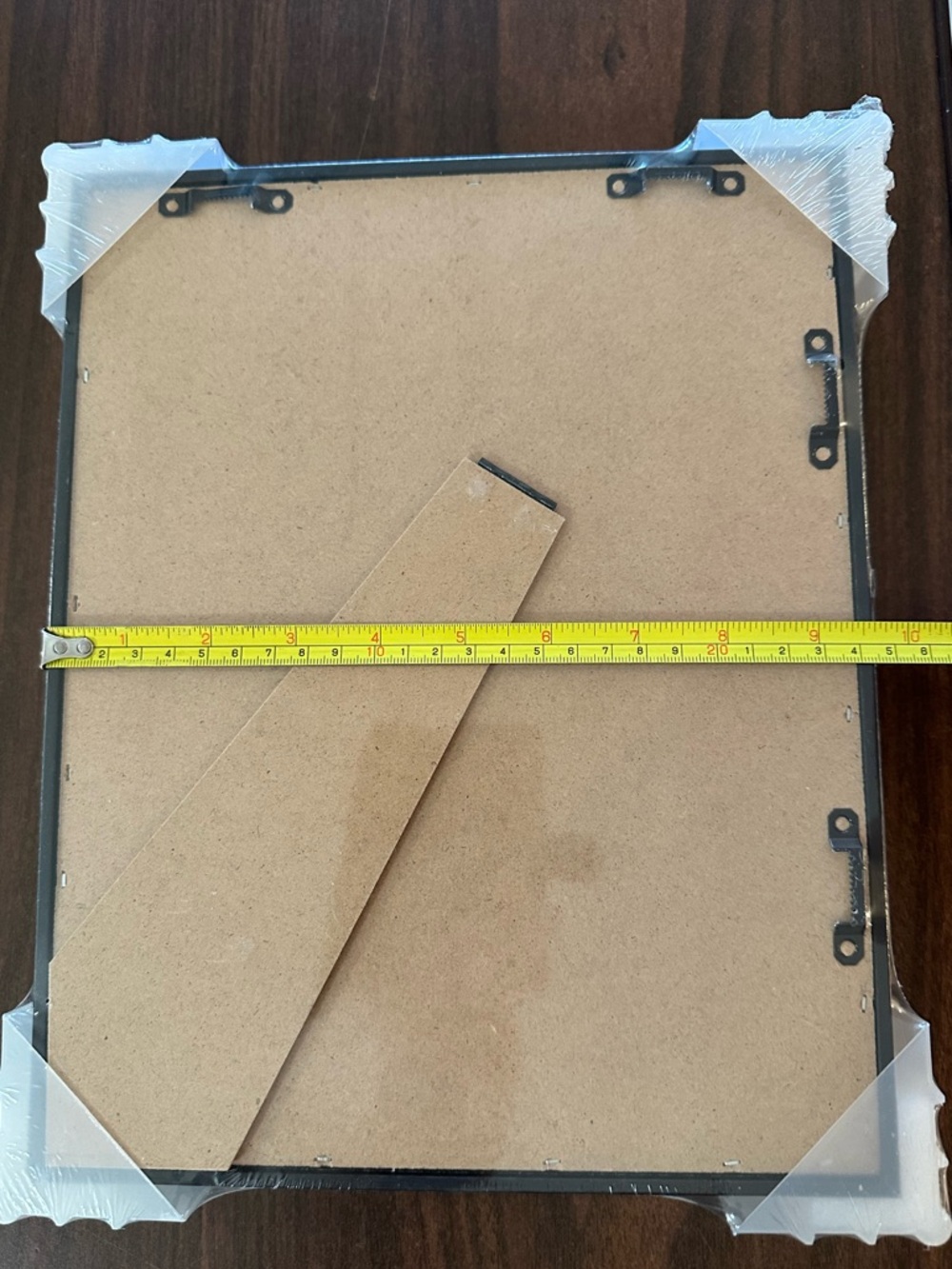 NWT Black Shadow Box Art Frame w/White Mat (12”x9”x1.5”) - Picture 3 of 6